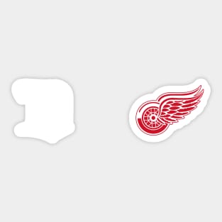 Detroit Wings-City Sticker